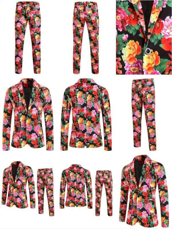 Create meme: a suit with a print, jacket , printed jacket