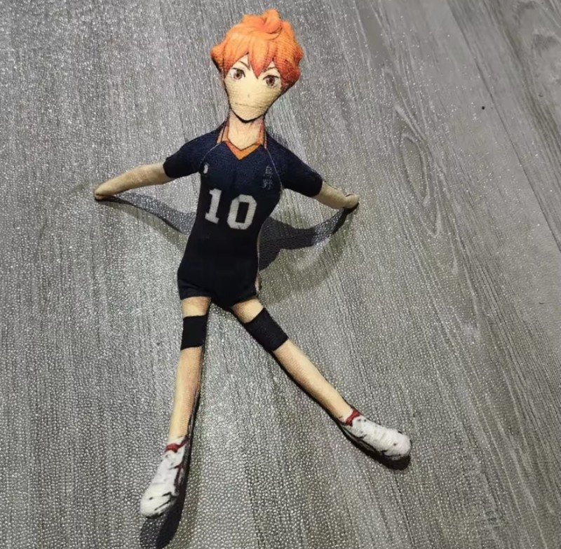 Create meme: The figure of Shoyo Hinata, Hinata from volleyball, Hinata Shoyo figurine