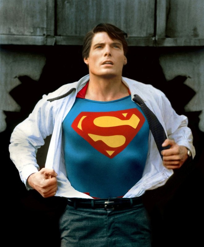 Создать мем: бэтмен против супермена: на заре справедливости, человек из стали, кристофер рив