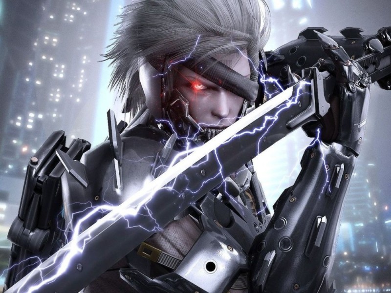 Создать мем: райден metal gear rising, метал гир, райден метал гир