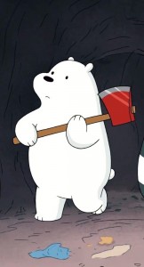 Create meme: bare bears, ice bear we bare bears, The whole truth about bears