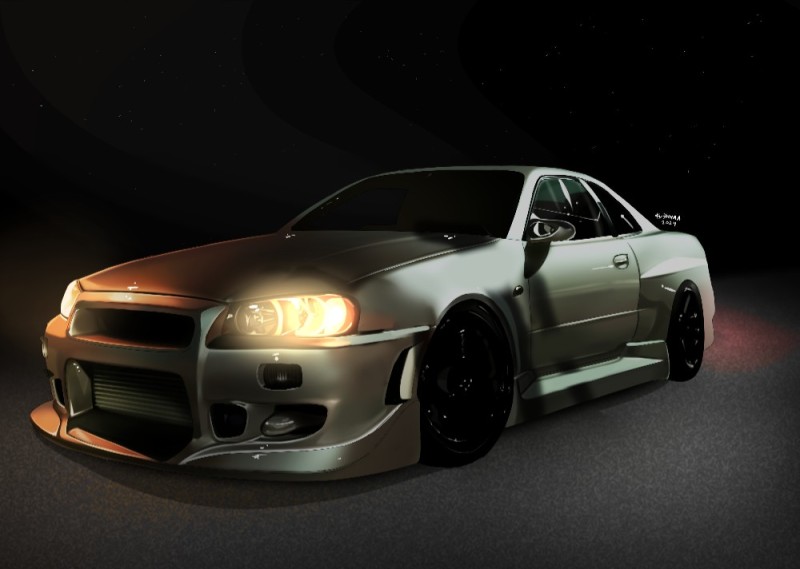 Create meme: nissan skyline gt, nissan skiline, nissan skyline gtr r34