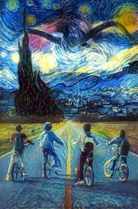 Create meme: van gogh paintings, van Gogh stranger things, van gogh starry night