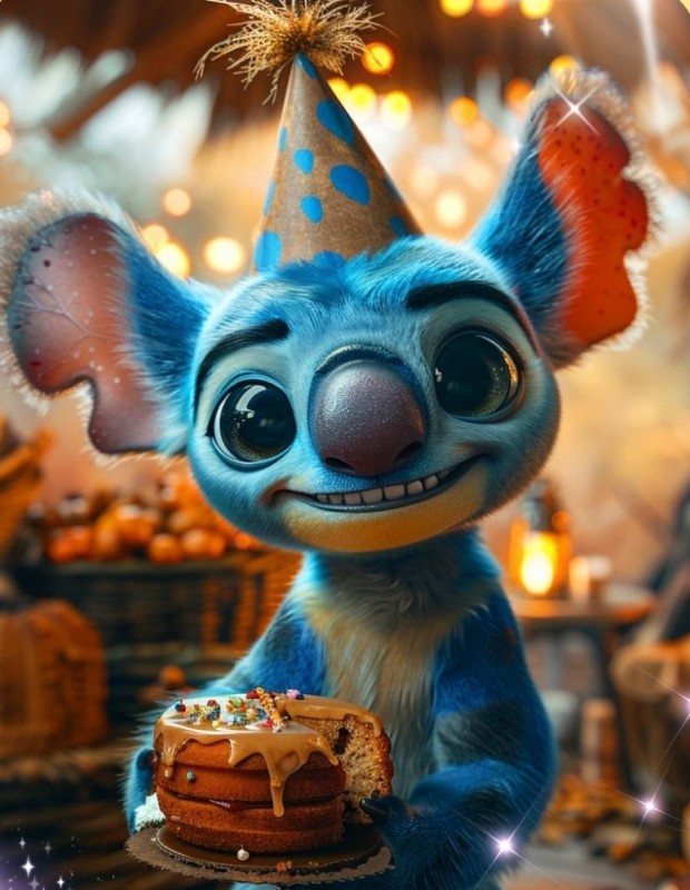 Создать мем: милый стич, disney stitch, стич дисней