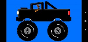 Create meme: car, monster truck