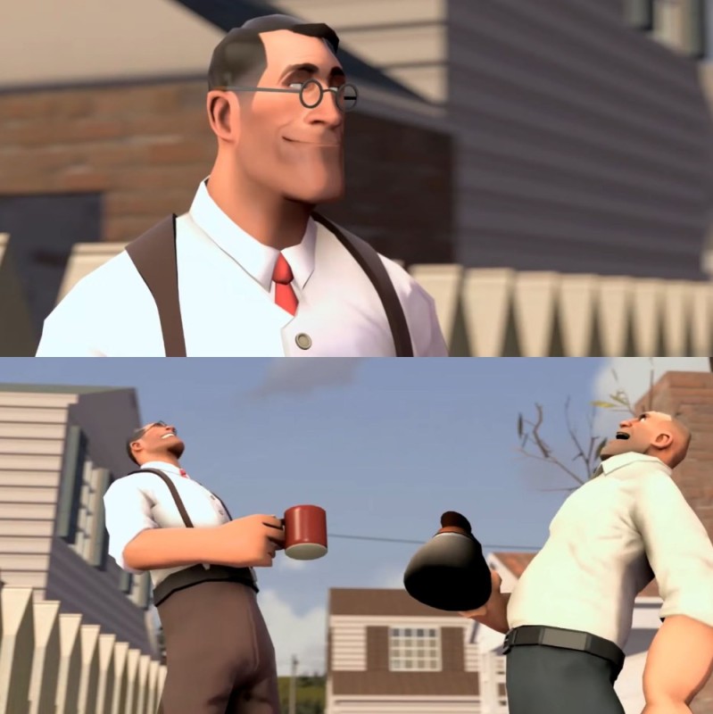 Create meme: women Doctor and Team Fortress 2, vumen meme tim fortress, team fortress 2 