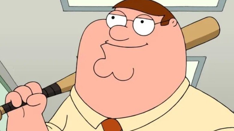 Create meme: Family guy's father, Peter Griffin, Peter Griffin is evil