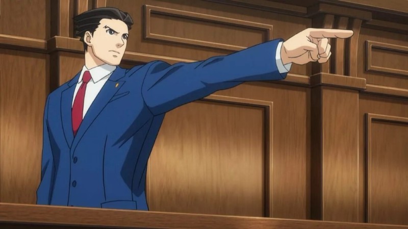 Create meme: ace attorney anime, ace attorney 7, Phoenix Wright is a top-notch lawyer