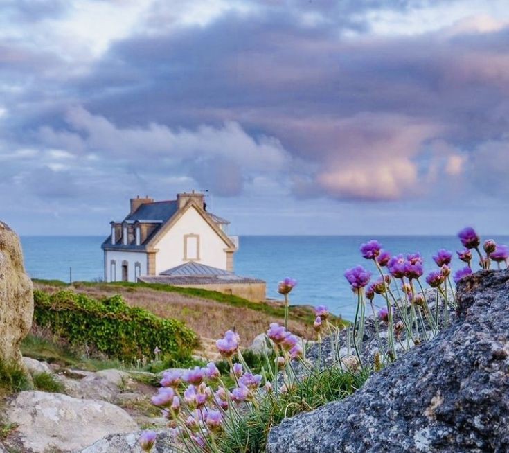 Create meme: lighthouses of Brittany France, dinar France, howth ireland