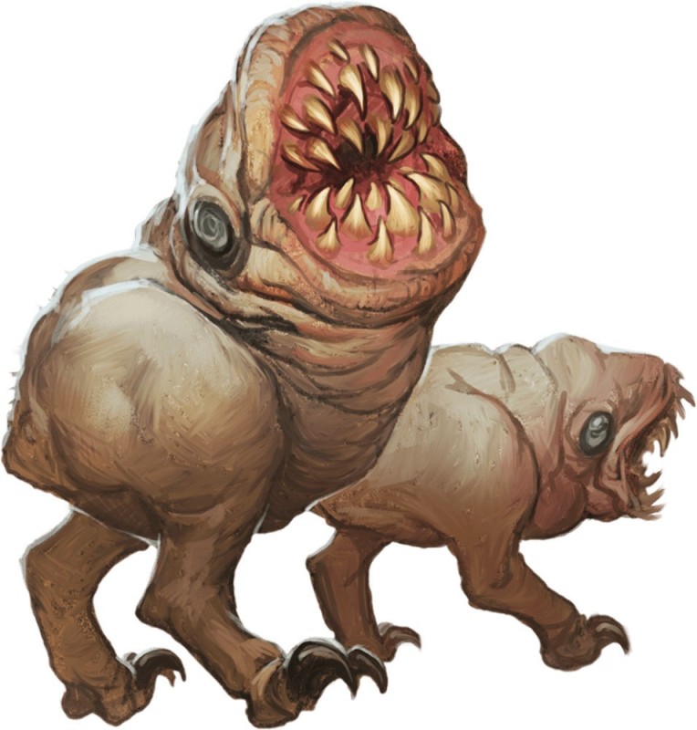 Create meme: DND monsters, The abomination of DND5, mutant art