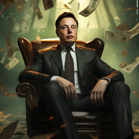 Create meme: Elon Musk, rich people, The richest man in the world 2023