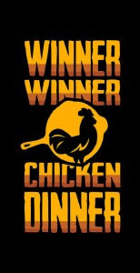 Создать мем: chicken dinner pubg, winner winner chicken dinner арт, PlayerUnknown's Battlegrounds