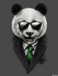 Create meme: cool Panda