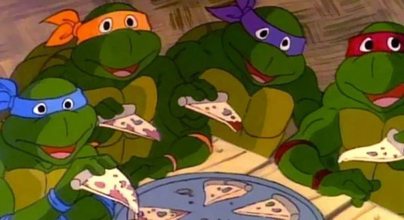 Create meme: Teenage Mutant Ninja Turtles animated series Pizza, cartoon turtles, cartoon teenage mutant ninja turtles