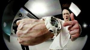 Create meme: meme with Eminem and hours, eminem , eminem with a watch meme