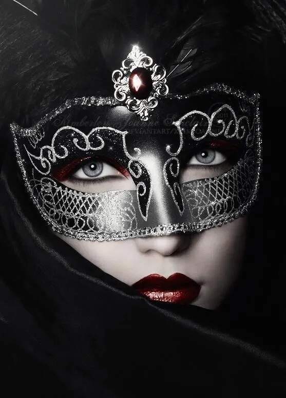 Create meme: Venetian mask, The woman in the mask, girls in masks