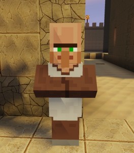 Create meme: a resident from the minecraft 3D, resident minecraft, Minecraft
