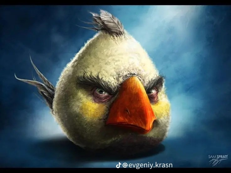 Создать мем: angry birds ace fighter, realistic angry birds, птица из энгри бердз