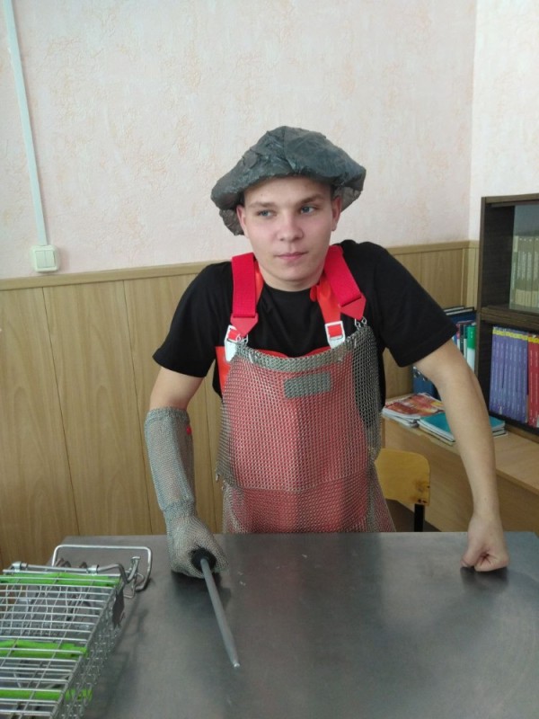 Create meme: cooking, The young cook, student 