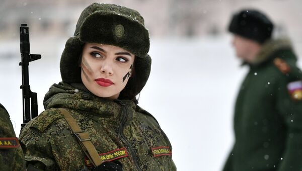 Create meme: in uniform, a military woman, girls military