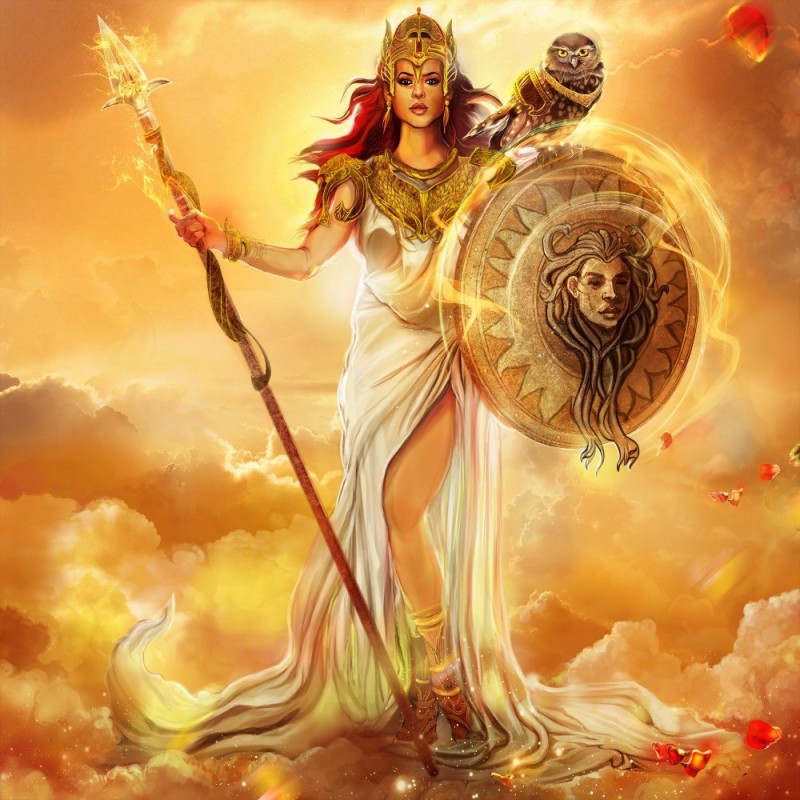 Create meme: pallas athena goddess, the ancient Greek goddess athena, the greek goddess athena