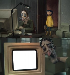 Create meme: Coraline in country nightmares