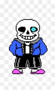 Create meme: sans pixel, sans pixel art