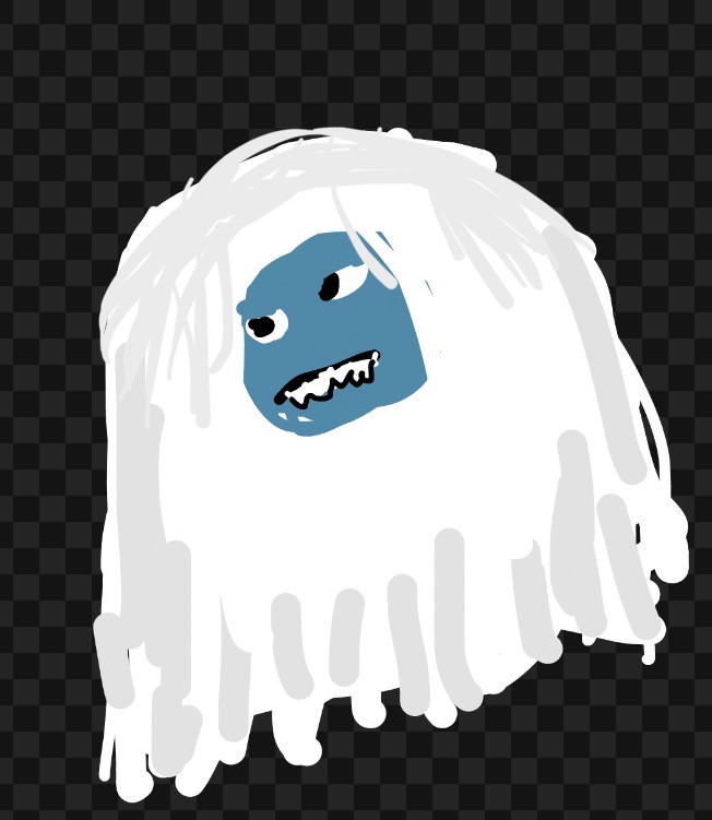 Create meme: Boo the ghost, Yeti Everest, yeti