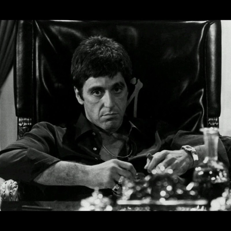 Создать мем: antonio tony montana, тони монтана лицо со шрамом, аль пачино