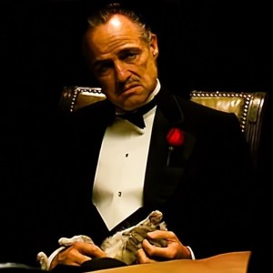 Create meme: Vito Corleone with a cigar, meme godfather without respect, the godfather no respect