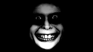 Create meme: scary face in the dark, horror stories at night, photo of screamer