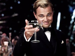 Create meme: Leonardo DiCaprio the great Gatsby, DiCaprio with a glass of, the great Gatsby Leonardo DiCaprio with a glass of