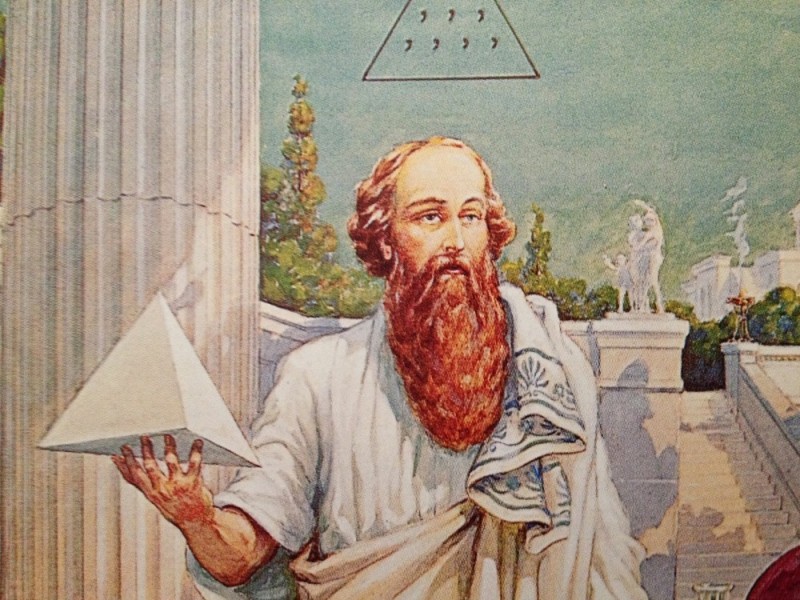 Create meme: pythagoras of samos portrait, Pythagoras philosopher, portrait of pythagoras