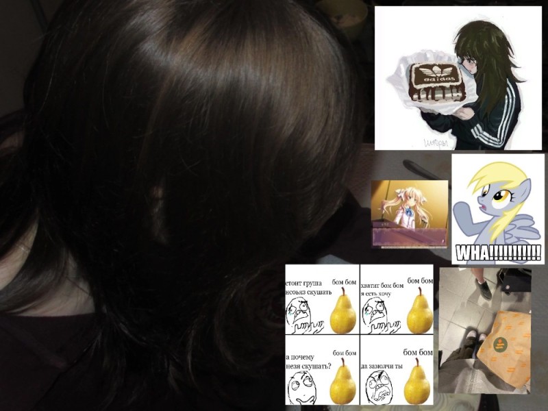 Create meme: golden silk hair mask, hair dye cies color graphite, garnier dark chestnut 3.23