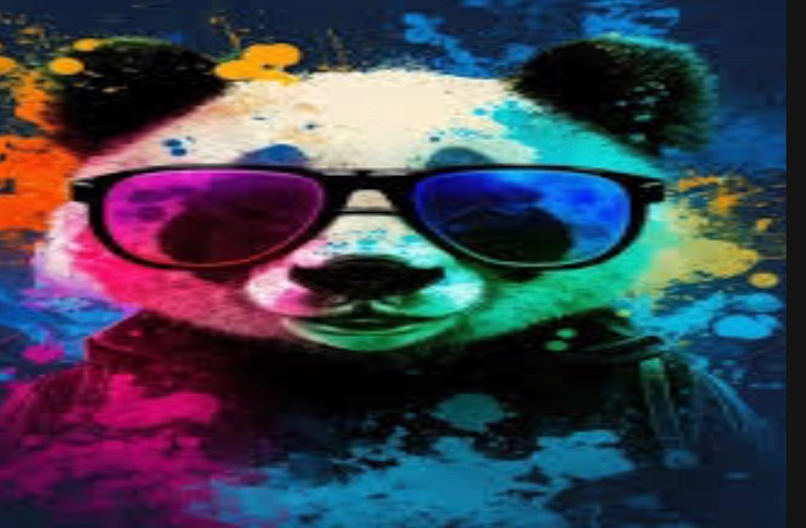 Create meme: cool Panda, Panda art, Panda 