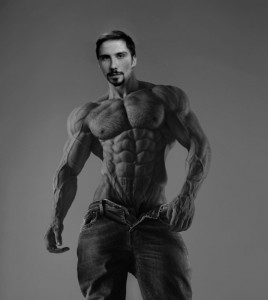 Create meme: people, bodybuilder, Ernest Khalimov