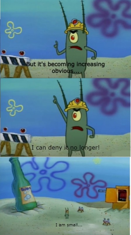 Создать мем: планктон из губки боба, планктон спанч, планктон из спанч