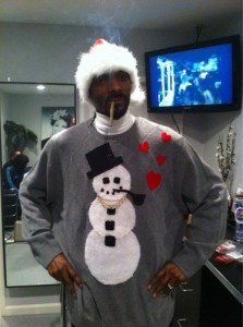 Create meme: Christmas Snoop Dogg