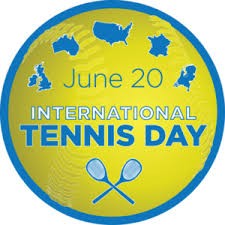 Create meme: tennis day, International Tennis Day, March 4 is World Tennis Day