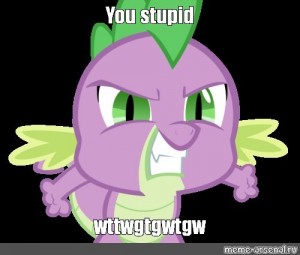 Create meme: brewsters spike, spike meme, spike pony