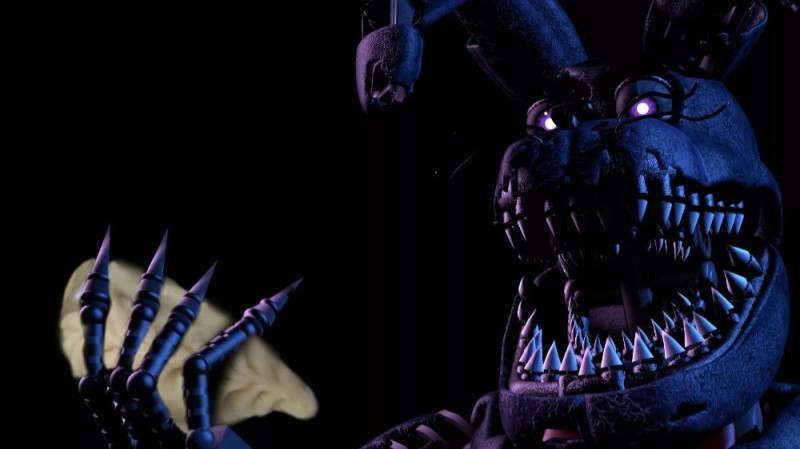 Create meme: five nights at freddy's, bonnie fnaf nightmare 6, fnaf 4 nightmarish animatronics