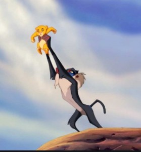 Create meme: the lion king, the lion king Simba and monkey