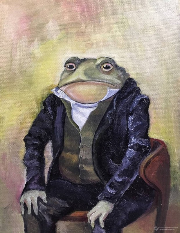 Create meme: frog frog, frog , toad in a tuxedo