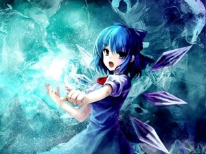 Create meme: touhou, cirno Wallpaper, cheese Toho