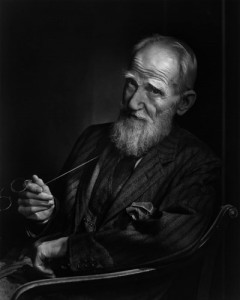 Create meme: Yousuf Karsh, a wise man, quotes by George Bernard Shaw
