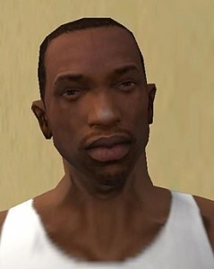 Create meme: Carl Johnson-C. J., Carl Johnson is angry, Carl Johnson mo