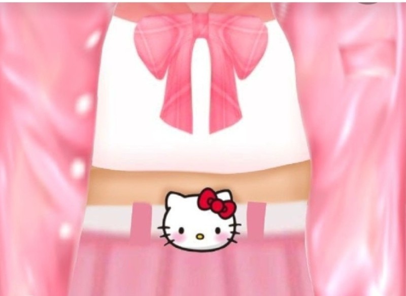 Создать мем: t shirt hello kitty, hello kitty, roblox t shirts для девочек pink