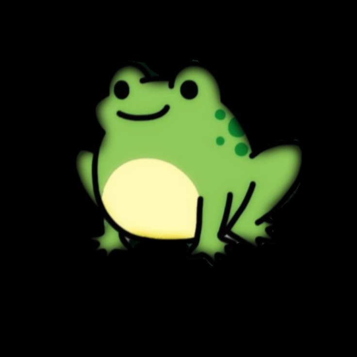 Create meme: frog drawings, frog stickers, frog night light