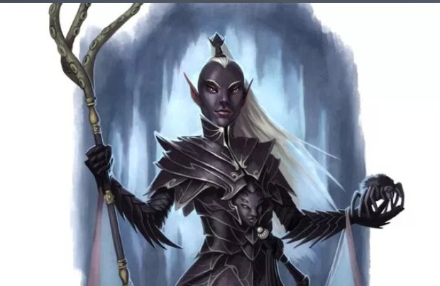 Create meme: dark elf, The dark elf dnd, Ilvara Mizzrim