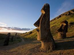 Create meme: Easter island statues moai, stone statues of Easter Island, Easter Island moai